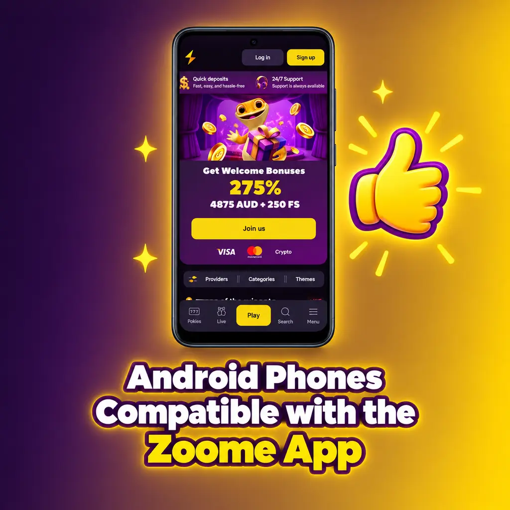 Android phones from Samsung, Google, Motorola, Xiaomi and OPPO compatible with the Zoome app in Australia