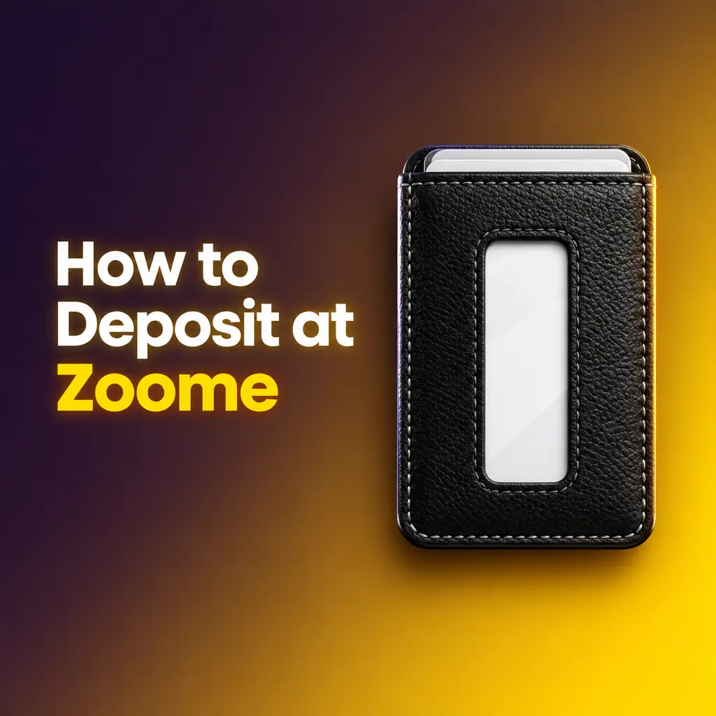Step-by-step guide showing how to deposit AUD into your Zoome account using the Cashier
