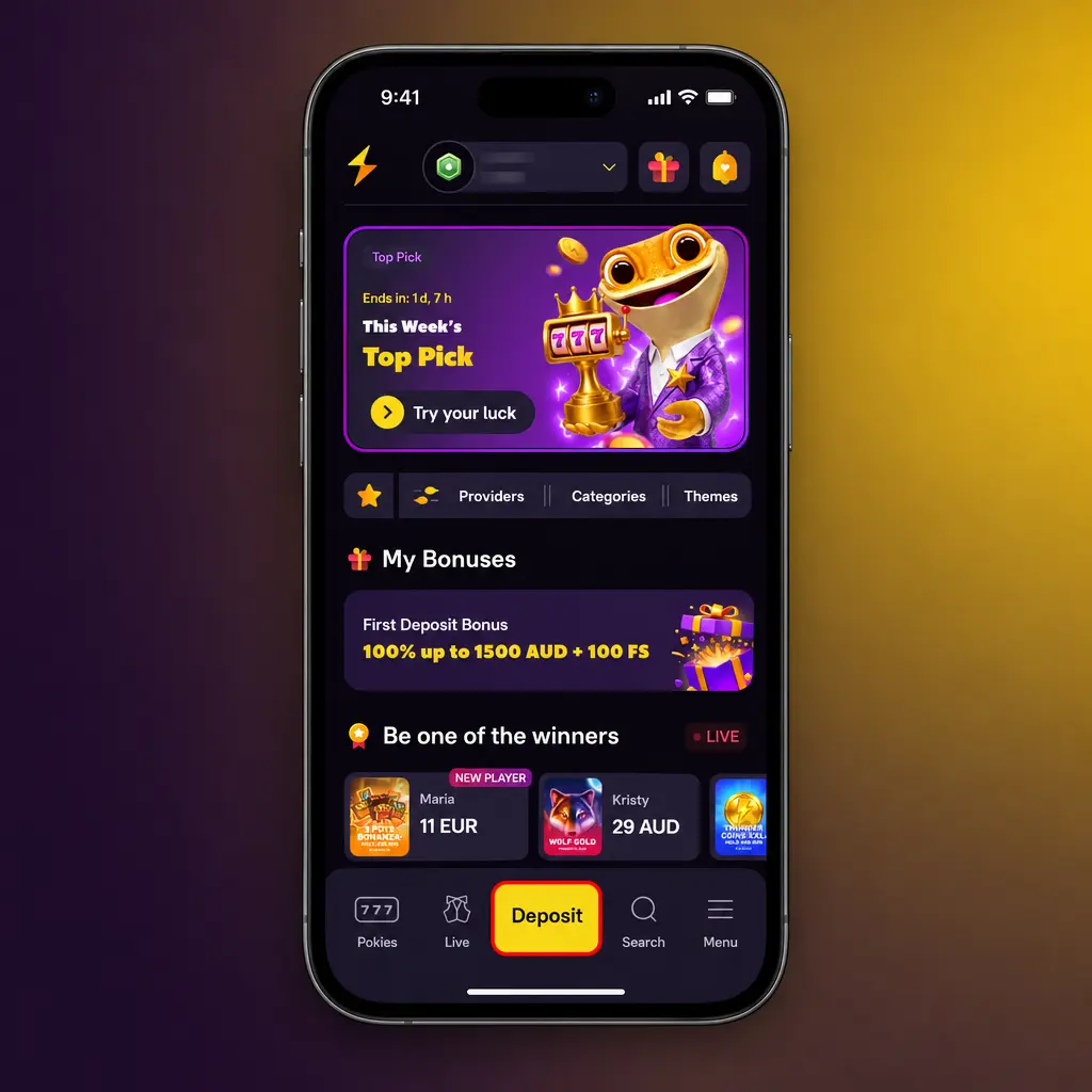Screenshot of the Zoome deposit page showing payment options like Visa, Mastercard, bank transfer and crypto in AUD