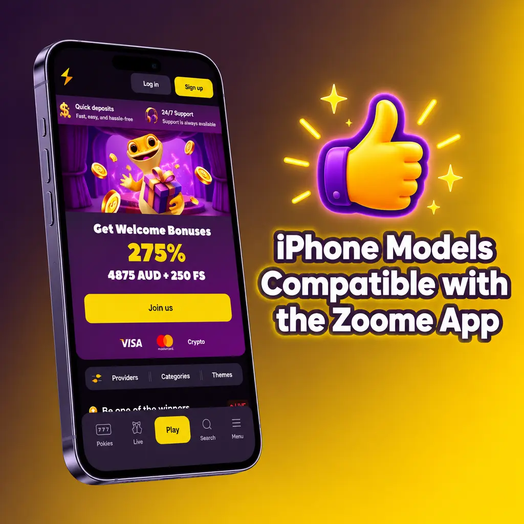 List of iPhone models compatible with the Zoome app, from iPhone X to the iPhone 15 series