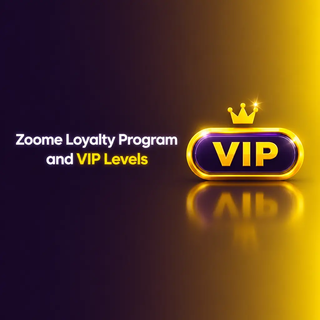 Zoome loyalty program chart showing VIP levels, points earned per AUD wagered on slots, live casino and sports bets