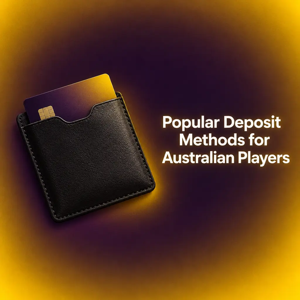 Six popular deposit methods for Australian players: Visa, Mastercard, Giropay, CashtoCode, bank transfer and crypto